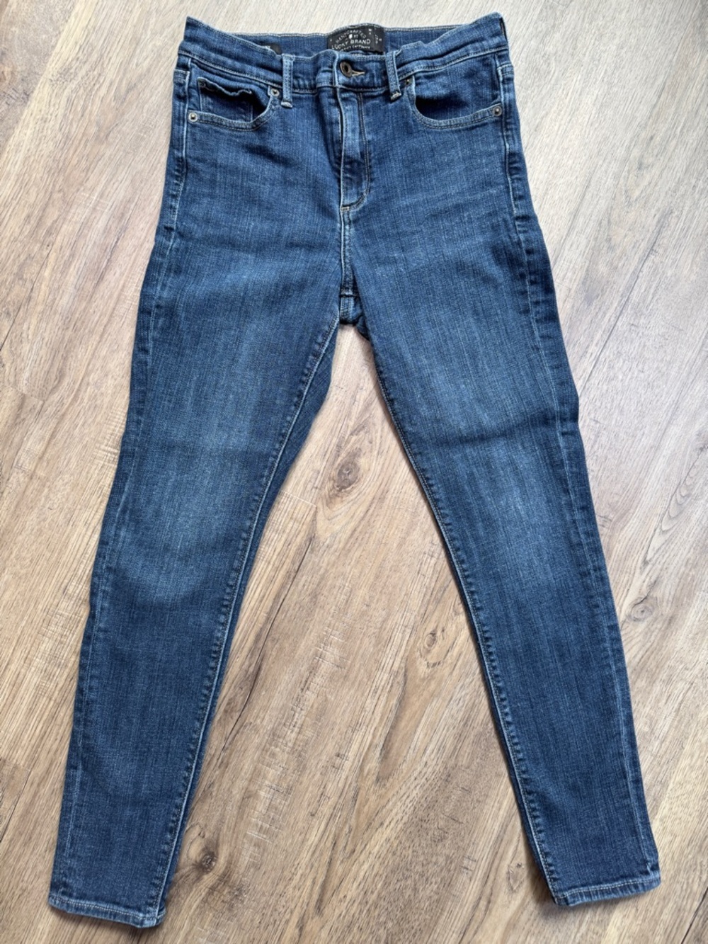 Lucky Brand Bridgette Skinny Ankle Jeans Dark Wash 4/27